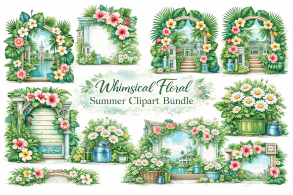 Designing with the Floral Summer Clipart Bundle: A Creative Guide
