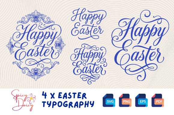Elegant Easter Typography: Elevating Your Seasonal Designs