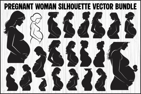 Pregnant Woman Silhouette Vector Bundle: A Complete Guide for Creatives